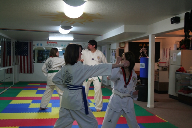 Sumire demonstrates self-defense